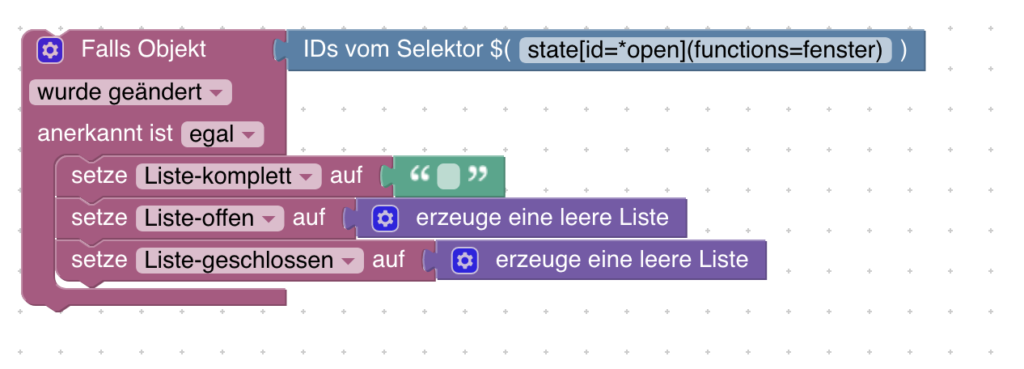 Wie du eine automatische Übersicht von deinen geschlossenen und geöffneten Fenster als reinte Textliste oder formatierte HTML-Tabelle generieren kannst, erfährst du in diesem Artikel.