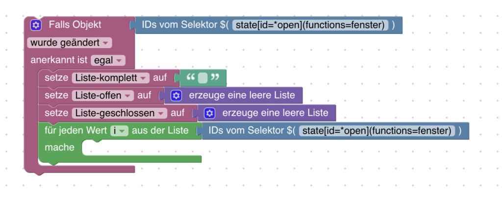 Wie du eine automatische Übersicht von deinen geschlossenen und geöffneten Fenster als reinte Textliste oder formatierte HTML-Tabelle generieren kannst, erfährst du in diesem Artikel.