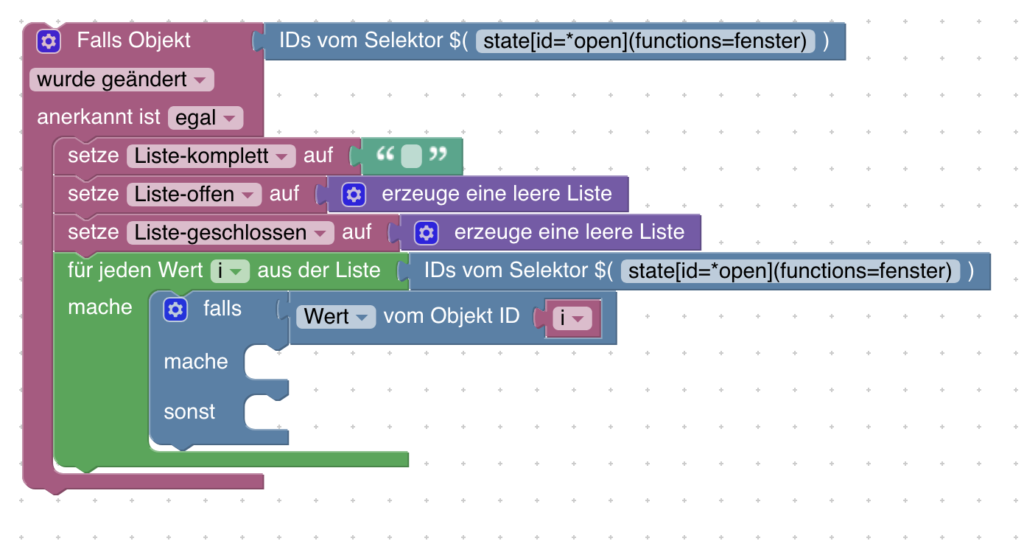 Wie du eine automatische Übersicht von deinen geschlossenen und geöffneten Fenster als reinte Textliste oder formatierte HTML-Tabelle generieren kannst, erfährst du in diesem Artikel.