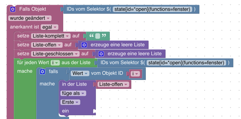 Wie du eine automatische Übersicht von deinen geschlossenen und geöffneten Fenster als reinte Textliste oder formatierte HTML-Tabelle generieren kannst, erfährst du in diesem Artikel.