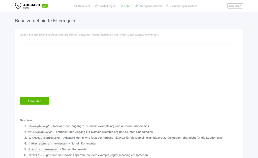 AdGuard Home ist das bessere Pi-hole zum Blockieren von Werbung 17 Ich habe lange Zeit Pi-hole genutzt, um in unserem Netzwerk Werbung zu blockieren. Als es dann darum ging, einen Kinderschutzfilter einzurichten oder für einige Geräte einen alternativen Upstream-DNS zu konfigurieren, kam Pi-hole an seine Grenzen. Eine Alternative musste her: Ad Guard Home.