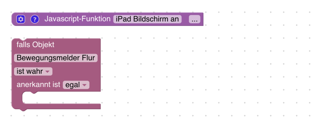 Solltest du wie ich ein älteres iPad besitzen, kannst du dieses wunderbar als Display für deine ioBroker-Visualisierung nutzen – und es bei Bewegung automatisch einschalten lassen. Selbstverständlich funktioniert das auch mit neuen Modellen und neuen iOS-Versionen.