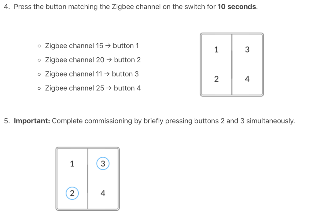 Da ich von Homematic IP auf Zigbee umsteigen möchte, brauche ich für den WRC2-Wandtaster eine zigbee-fähige Alternative, welche sich auch noch möglichst unauffällig in unsere bisherige 55er-Schalterserie von Gira integrieren lässt.