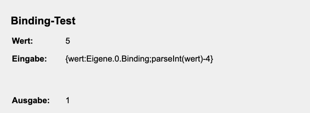 Mit einem sogenannten "Binding" kannst du in deiner Visualisierung dynamisch Farben ausgeben, Formatierungen anpassen, Berechnungen durchführen oder bedingungsabhängig verschiedene Werte verändern.