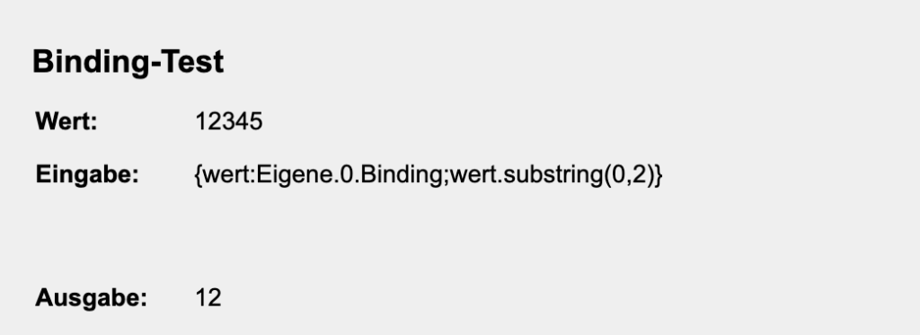 Mit einem sogenannten "Binding" kannst du in deiner Visualisierung dynamisch Farben ausgeben, Formatierungen anpassen, Berechnungen durchführen oder bedingungsabhängig verschiedene Werte verändern.