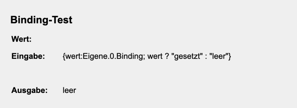 Mit einem sogenannten "Binding" kannst du in deiner Visualisierung dynamisch Farben ausgeben, Formatierungen anpassen, Berechnungen durchführen oder bedingungsabhängig verschiedene Werte verändern.