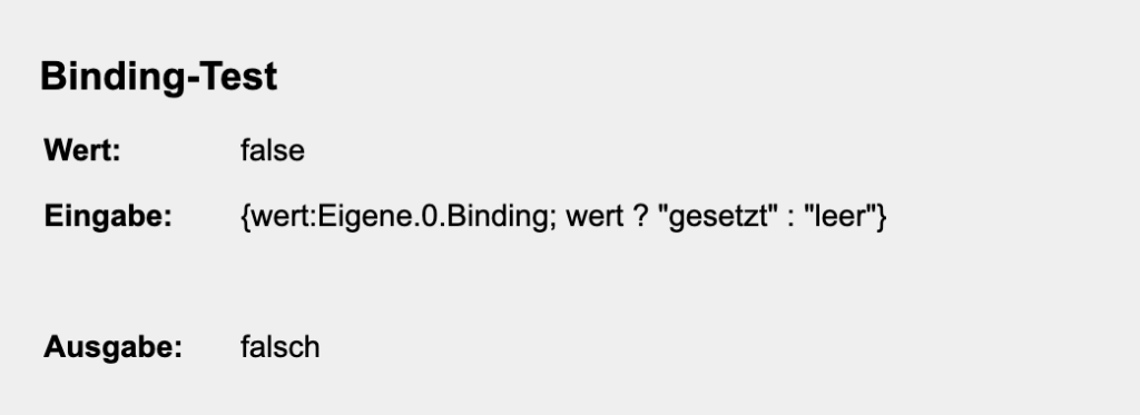 Mit einem sogenannten "Binding" kannst du in deiner Visualisierung dynamisch Farben ausgeben, Formatierungen anpassen, Berechnungen durchführen oder bedingungsabhängig verschiedene Werte verändern.