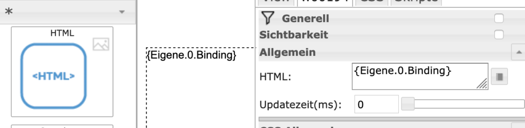 Mit einem sogenannten "Binding" kannst du in deiner Visualisierung dynamisch Farben ausgeben, Formatierungen anpassen, Berechnungen durchführen oder bedingungsabhängig verschiedene Werte verändern.