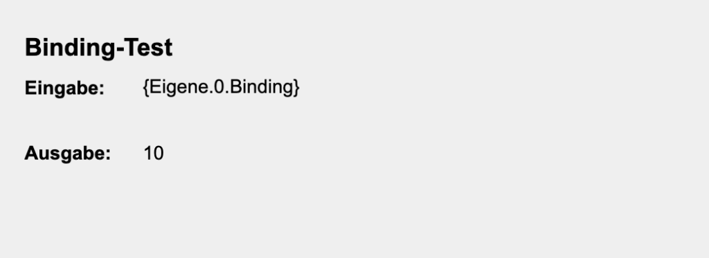 Mit einem sogenannten "Binding" kannst du in deiner Visualisierung dynamisch Farben ausgeben, Formatierungen anpassen, Berechnungen durchführen oder bedingungsabhängig verschiedene Werte verändern.