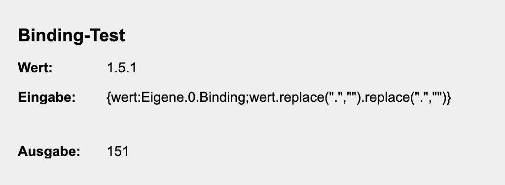 Mit einem sogenannten "Binding" kannst du in deiner Visualisierung dynamisch Farben ausgeben, Formatierungen anpassen, Berechnungen durchführen oder bedingungsabhängig verschiedene Werte verändern.