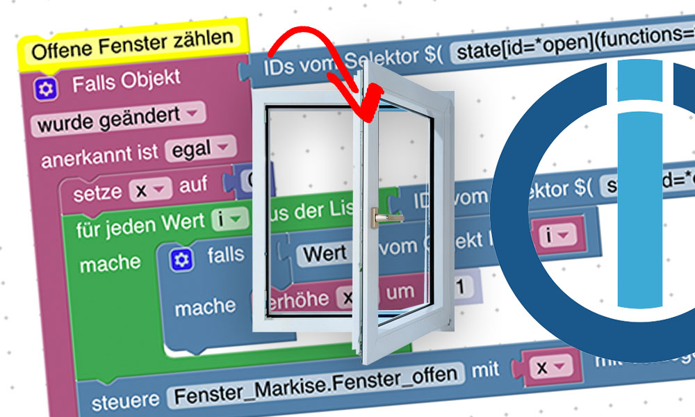 ioBroker: Offene Fenster zählen –