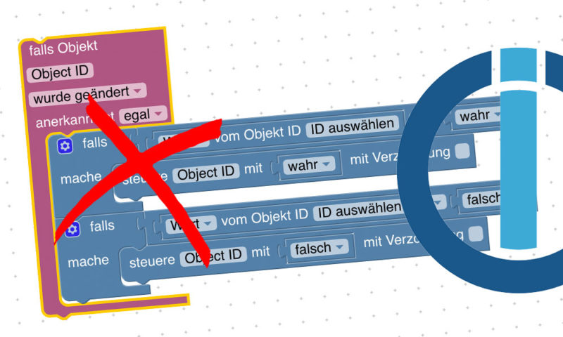 Wenn deine Automatisierungen auf Blockly-Scripten aufbaut und du diese immer wieder erweiterst, kann es schnell unübersichtlich werden. Wie du deine Blockly-Scripte übersichtlich anlegen und optimieren kannst, erfährst du in diesem Artikel.