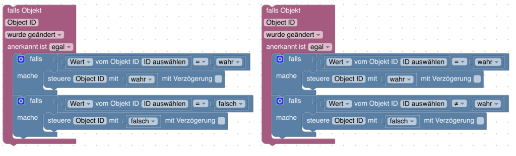 Wenn deine Automatisierungen auf Blockly-Scripten aufbaut und du diese immer wieder erweiterst, kann es schnell unübersichtlich werden. Wie du deine Blockly-Scripte übersichtlich anlegen und optimieren kannst, erfährst du in diesem Artikel.