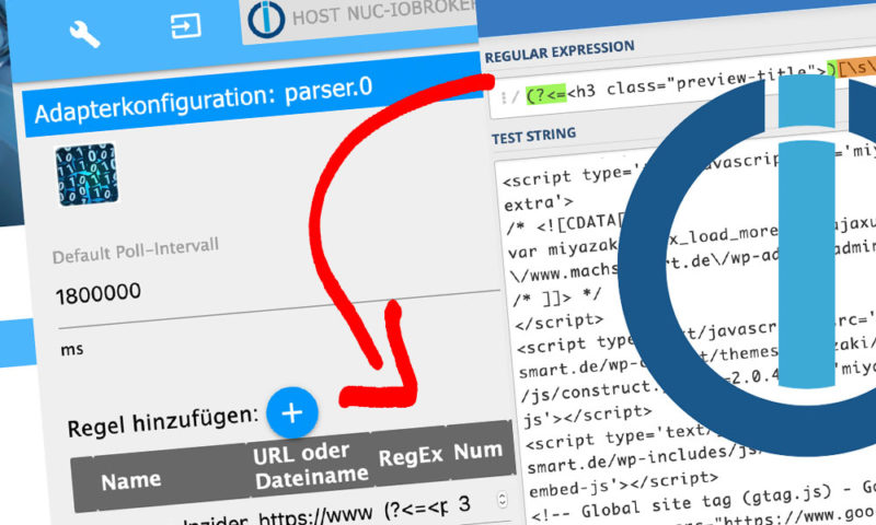 Daten aus Websiten extrahieren mit Parser und Regex