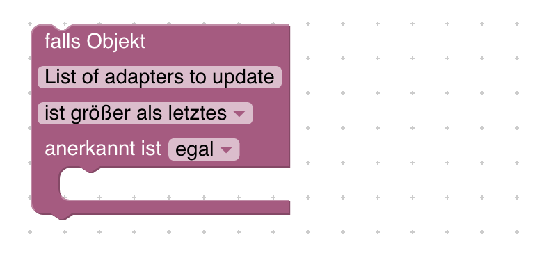 Wenn Adapter-Updates anstehen, kannst du dich mit folgendem Script über die Anzahl und die Namen der Adapter informieren lassen.