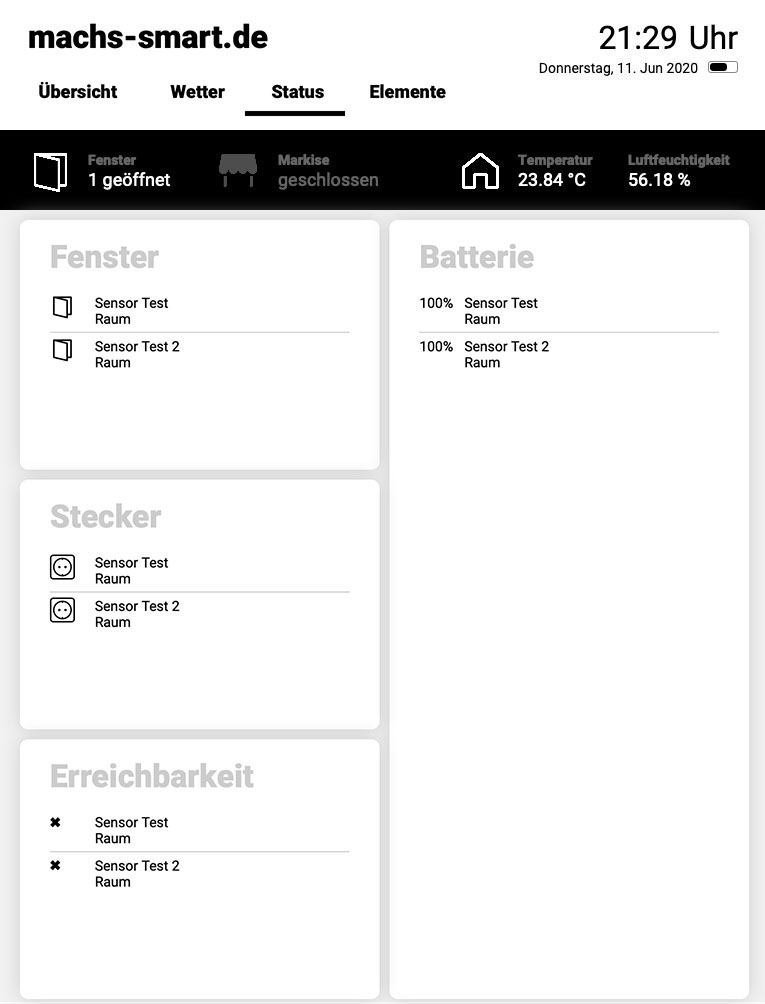 Nutze meine ioBroker-Visualisierung für dein Smart Home-Dashboard!