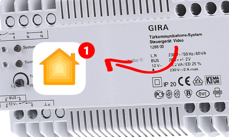 So einfach bringst du deine analoge GIRA-Türklingel ins Smart-Home